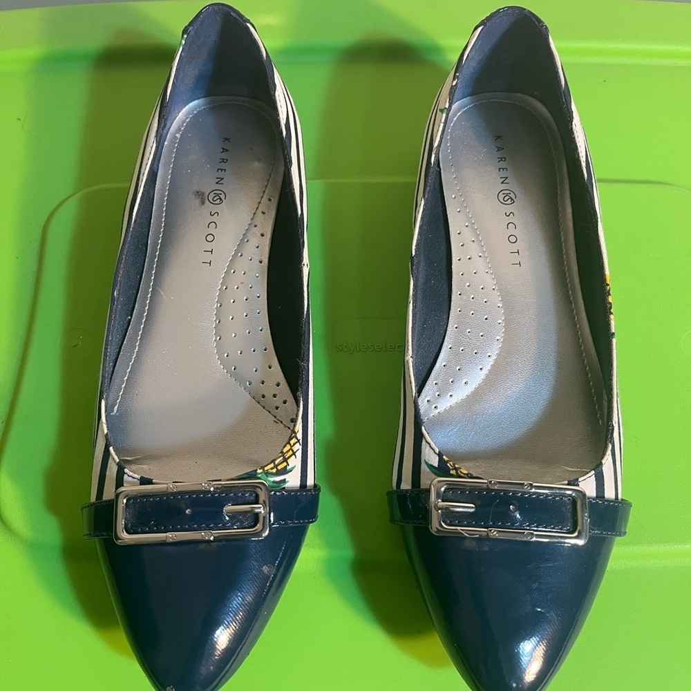 Karen Scott Blue Women's Shoes